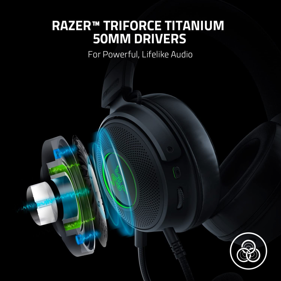 Razer Kraken V3 HyperSense austiņas